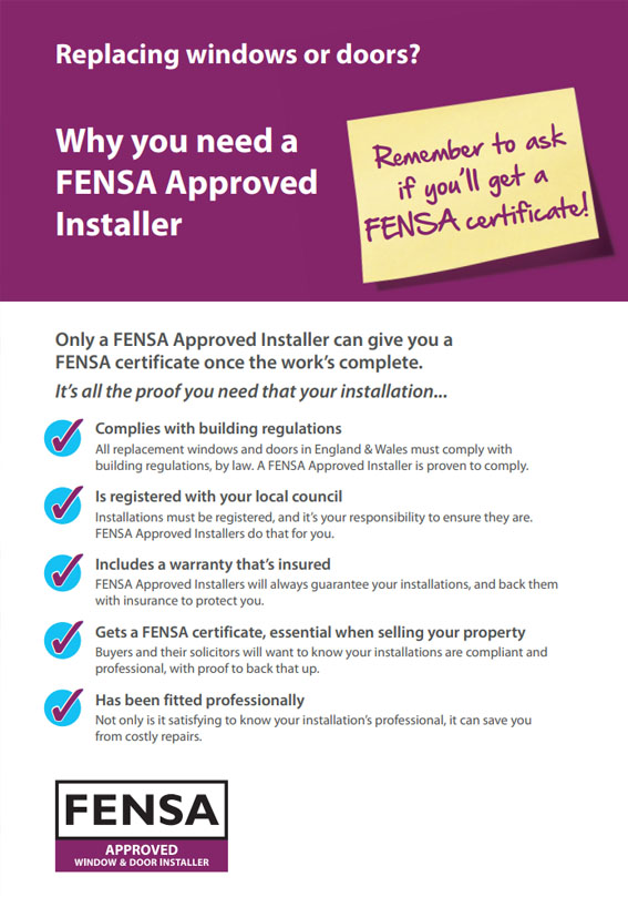 Why use a Fensa Installer?